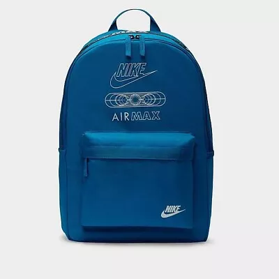 Nike Air Max Heritage Backpack  Industrial Blue/Reflective Silver - FQ0229 457 • $40