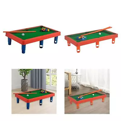Mini Pool Table Set Office Use Desktop Snooker Table For Boys Family Kids • $17.79