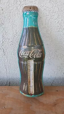 Vintage Robertson 16  Coca Cola Bottle Thermometer Made In USA • $30