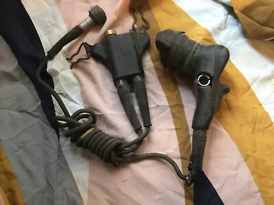 £48.99 • Buy Antique British Military Issued Larkspur Tank Commander Radio Harness Microphone