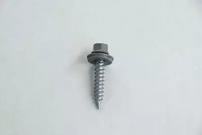 METAL ROOFING SCREWS Bag Of 250 Light Gray 1  Pole Barn Siding Roof Fastener • $20.99