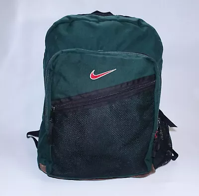 Vintage Nike Backpack Suede Bottom Sample Green • $34.95