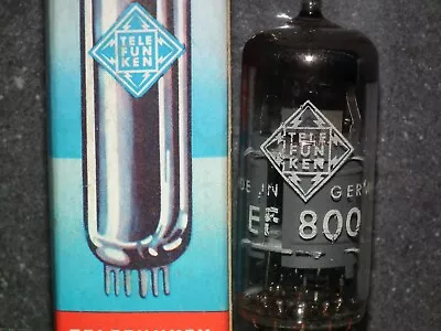 EF800 Telefunken NOS NIB Low Noise Diamond Bottom MIKTEK CV4 MK9 Microphone • $89.50