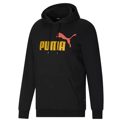 Puma Essentials  Logo Pullover Hoodie Mens Black Casual Outerwear 84684991 • $19.99