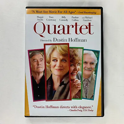 Quartet DVD (Widescreen) Billy Connolly Maggie Smith Michael Gambon 2013 • $8.96