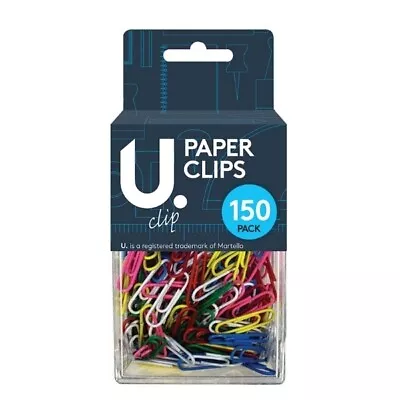 Paper Clips 150pk 6 Assorted Colors  • £2.99