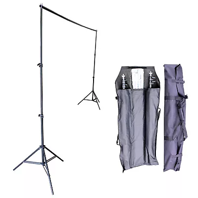 10Ft Adjustable Background Support Stand Photo Backdrop Crossbar Kit Photography • $36.50