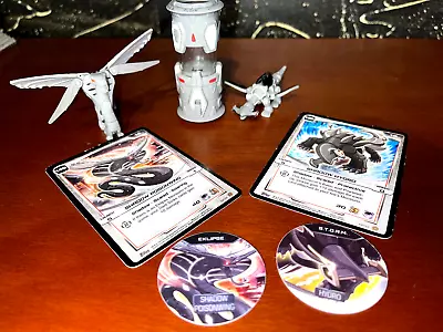 Jakks Monsuno SHADOW HYDRO & SHADOW POISONWING - 3 PACK LOT With Cores & Cards!! • $19