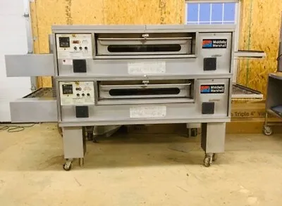 Middleby Marshall PS570G Double Stack Conveyor Pizza Ovens Tested / Working! • $12999