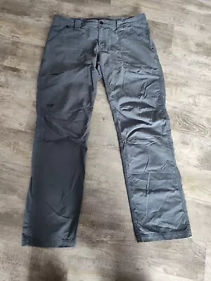 Arc'teryx Mens Pants 36X33 Graphite Climb Hike Light Weight ARCTERYX Gray • $54.99