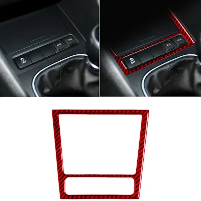 Red Carbon Fiber Ashtray Frame Trim For VW Golf VI 2009-12 • $15.99