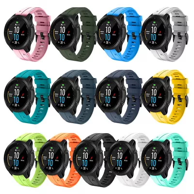 Quick Fit Silicone Watch Band Strap For Garmin Fenix 7X/6X Pro/5X/5X Plus/3 26mm • $15.99