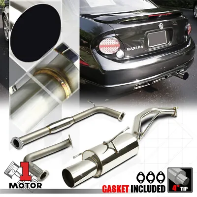 Stainless Steel Catback Exhaust System 4 Muffler Tip For 00-03 Nissan Maxima A33 • $159.68