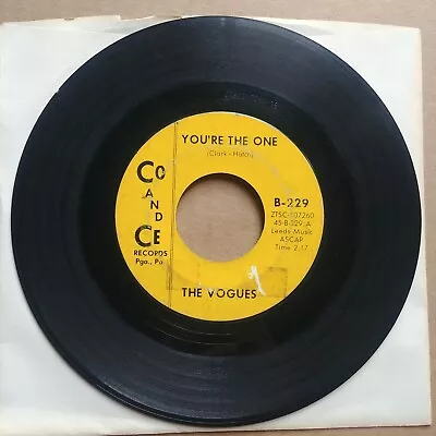 THE VOGUES You're The One 45 7  POP ROCK Record Vinyl Records Co & Ce 1965 • $3.95