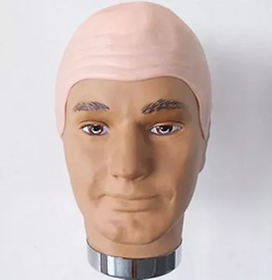 BALD CAP  Skinhead Head Cover Wig Cap Costume Dress Up Party • $8.59