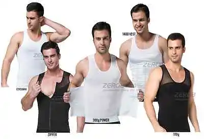 Body Shapers Slimming Vests - Various Designs - Look Trim & Smart! • £11.99