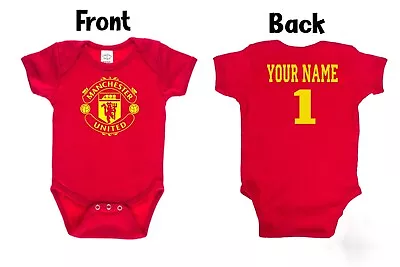 Manchester United F.C. Homemade Baby Bodysuit • $20