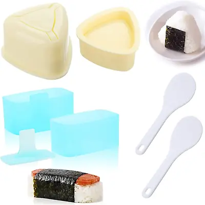 3 Pack Onigiri Sushi Maker Mold Non Stick Musubi Maker Press Triangle Rice Bal • $14.80