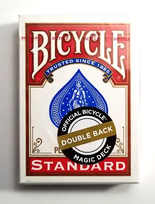 Bicycle Double Back Deck RED -  Magic Trick Accessory - NO INSTRUCTIONS • $6.49