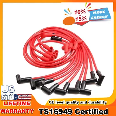 8mm Spark Plug Wire Set 4048 For SBC 283 307 327 350 400 305/350cid Chevy Engine • $33.99