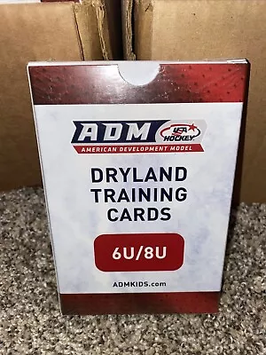 Adm Usa Hockey Dryland Training Cards 6u / 8u Youth Kids Learning Playing New • $4