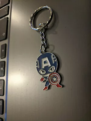 Captain America Enamel Keyring Bag Tag Charm • £1.49