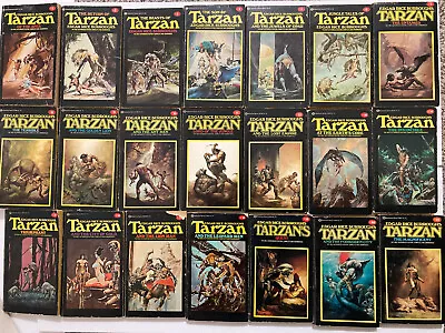 Tarzan Burroughs Complete Set Lot 1-24 Ballantine Adams Vallejo *Beautiful* • $116