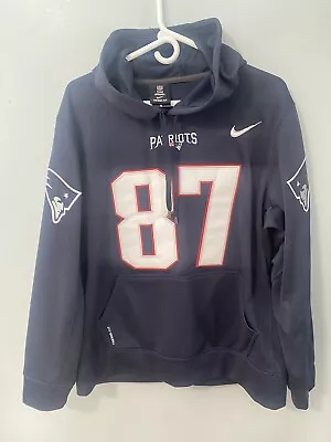 New England Patriots Jersey Nike Hoodie Men’s M Gronk • $65