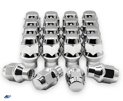 20 Chrome 12x1.5 Extended Shank ET Style Lug Nuts For Spacers Lug Centering • $22.99