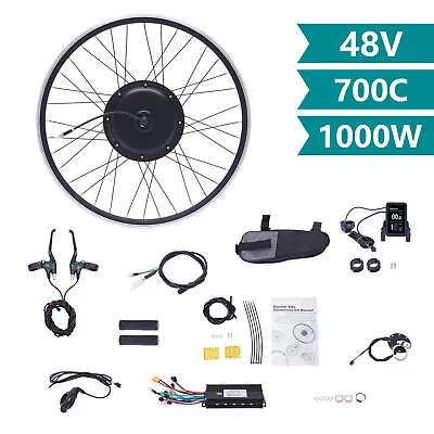 700C Front/Rear Wheel Electric Bicycle Conversion Kit E Bike Motor Kit 48V 1000W • $216.60