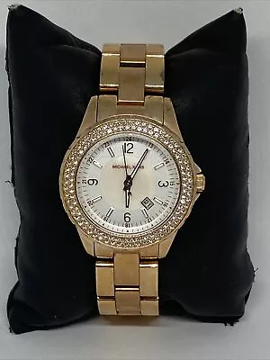 Michael Kors Glitz MK5403 Women's Stainless Steel Analog Dial Quartz Watch MP79 • $59.99