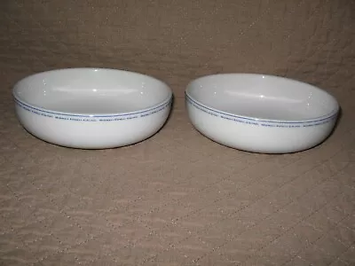 2 Vintage Midwest Express Airlines 5  Bowls ABCO BO-01 Snack Cereal CLEAN • $39.99