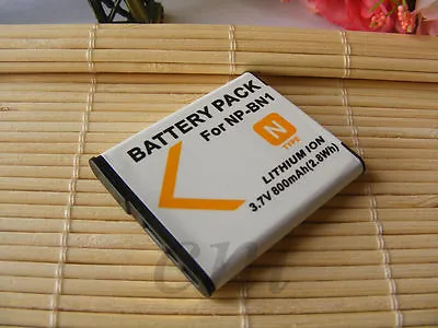 Battery BN1 For Sony NP-BN1 Type N Cybershot DSC-QX10 TF1 TX10 W830 WX220 TX100 • £9.59