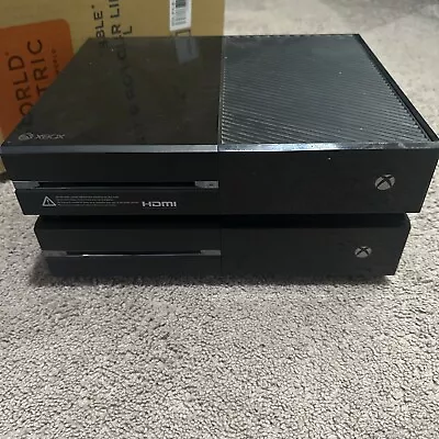 1x Microsoft Xbox One Console Only  Black Untested So For Parts And Repair • $40