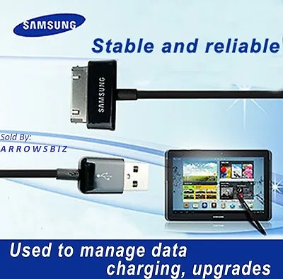 £2.99 • Buy USB Data Cable Samsung Galaxy Tab 2 P3100 P3110 P5100 P5110 N8000 Tablet 7  10.1