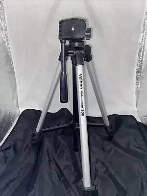 Vintage Velbon Videomate 300 Tripod Lightweight Video Tripod Aluminum 57 Inches • $19.87