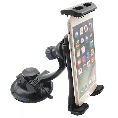 CAR MOUNT DASH WINDSHIELD HOLDER STRONG GRIP CRADLE SWIVEL DOCK For TABLETS • $17.94