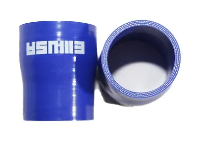 2Pieces 2 3/4 To 2 1/2 Reducer Silicone Hose 2.75-2.5  Reducer Coupler Blue  • $17.75