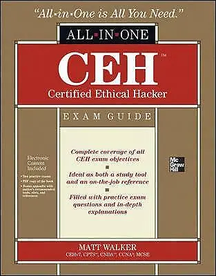 CEH Certified Ethical Hacker All-in-One Exam- 0071772294 Matt Walker Hardcover • £4.05