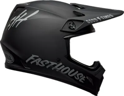 Bell PS MX-9 MIPS Off-Road Helmet (Fasthouse Matte Black/Gray) • $119.96
