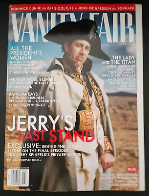 Vanity Fair Magazine May 1998 Jerry Seinfeld Bill Clinton No Label B20:817 • $10.36