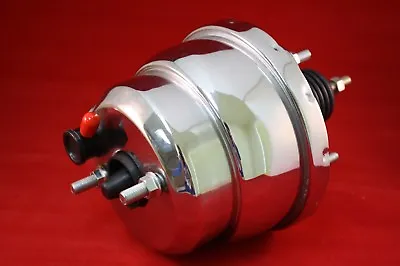 8  Dual Universal Chrome Brake Booster Muscle Car Hot Rod Rat Rod Chevy • $100