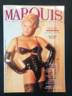 MARQUIS The Fetish Magazine 3: Christophe Mourthe Goedde Latex BDSM 1995 GOOD • £14.05