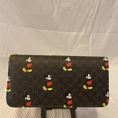 Mickey Mouse Wallet Zip Around Wristlet New Imported 5 Different Color Wallets  • $14