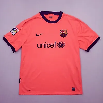 FCB FC Barcelona 2009 2010 Away Kit Nike Fit Dry Jersey Mens Sz XL Shirt Soccer • $124.99