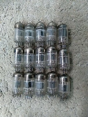 $15.99 • Buy 8922 Lot Of 15 MISC BRANDS 6201 VACUUM TUBES 