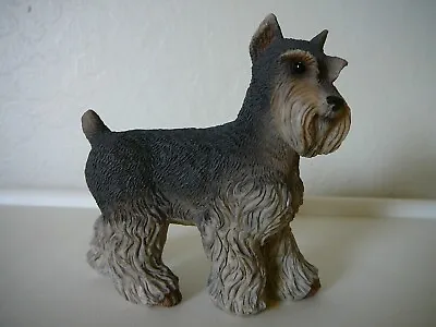Stone Critter Schnauzer Dog Figurine Sculpture Figure • $10.99