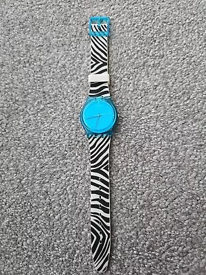 Swatch Standards 2011 - GL115 - Blue Zeb - Nuovo Rare Sought After Watch • £49.99