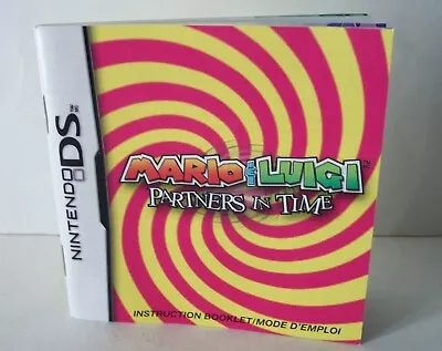 Mario And Luigi Partners In Time Manual Only NO GAME Nintendo DS Instruction • $36.79