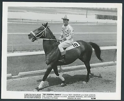 BEN COOPER In The Fighting Chance '55 JOCKEY HORSE RACETRACK • £16.38